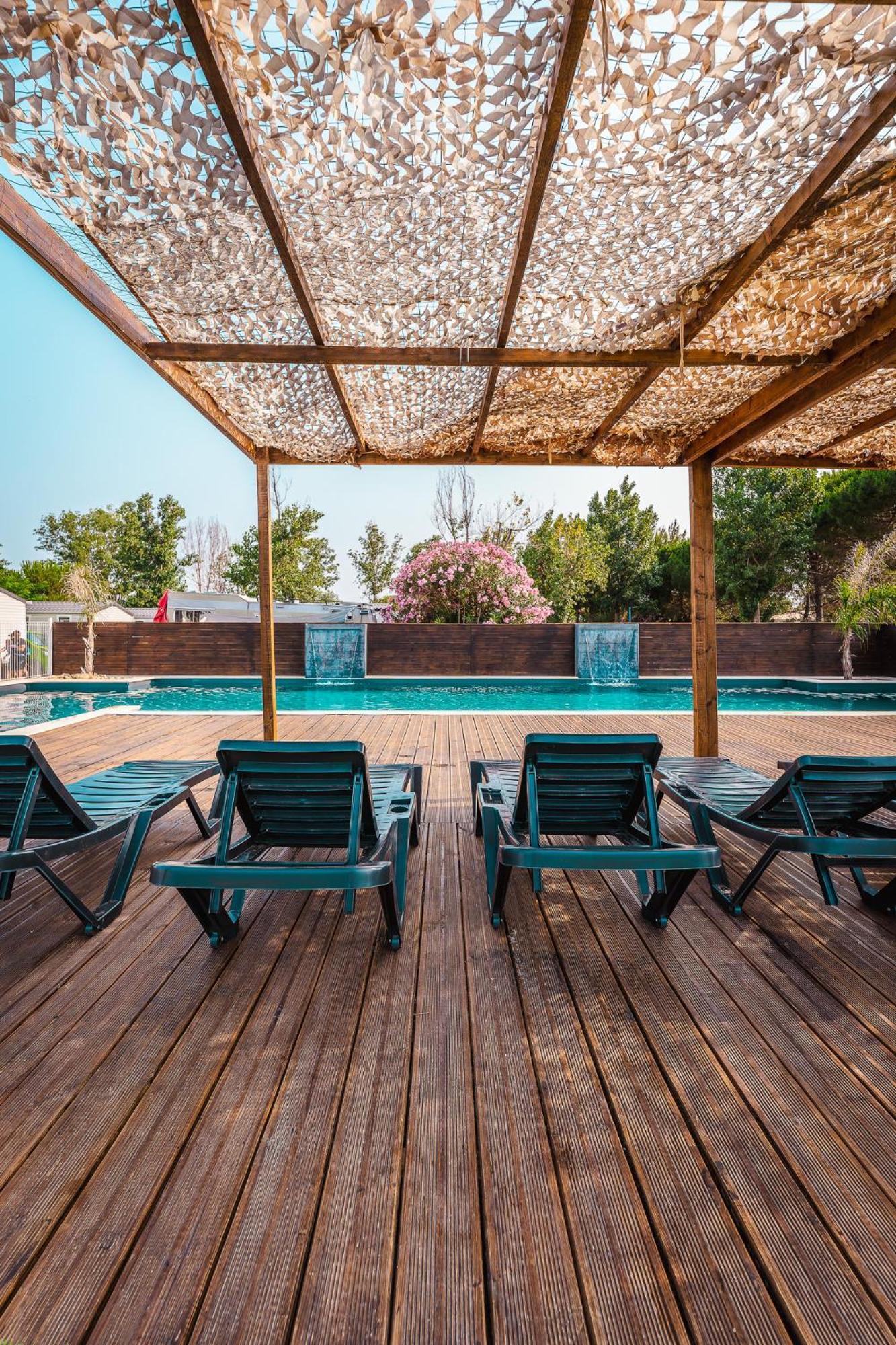 Camping Le Roucan West Vias Esterno foto